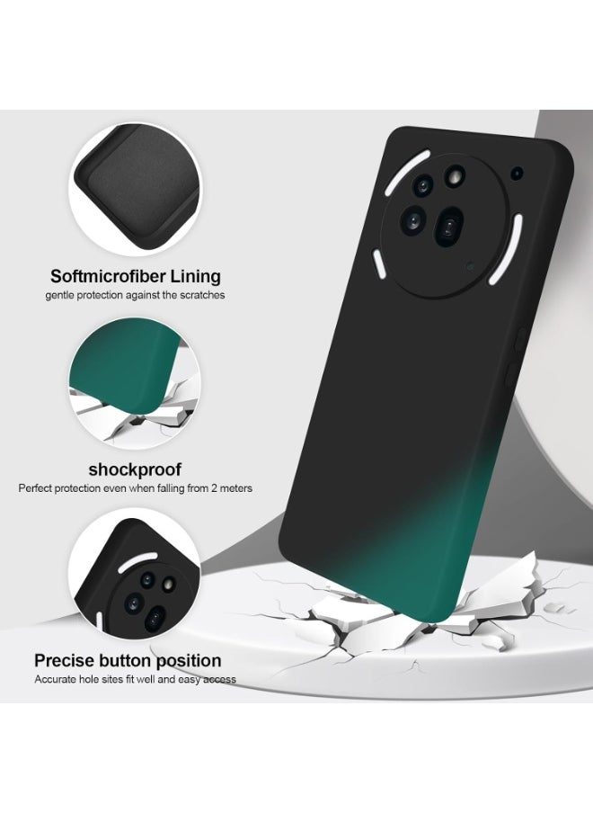 BORTONY Nothing 3a Pro Case Liquid Silicone Case with Camera Protection Soft TPU Anti-Scratch Microfiber Lining Protective Cover for Nothing 3a Pro  - Image 4