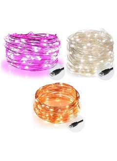MANSAA MANSAA USB LED String Light 10 Meter 100 LEDs USB Operated Home Decor LED Light Pack of 3  - Image 1