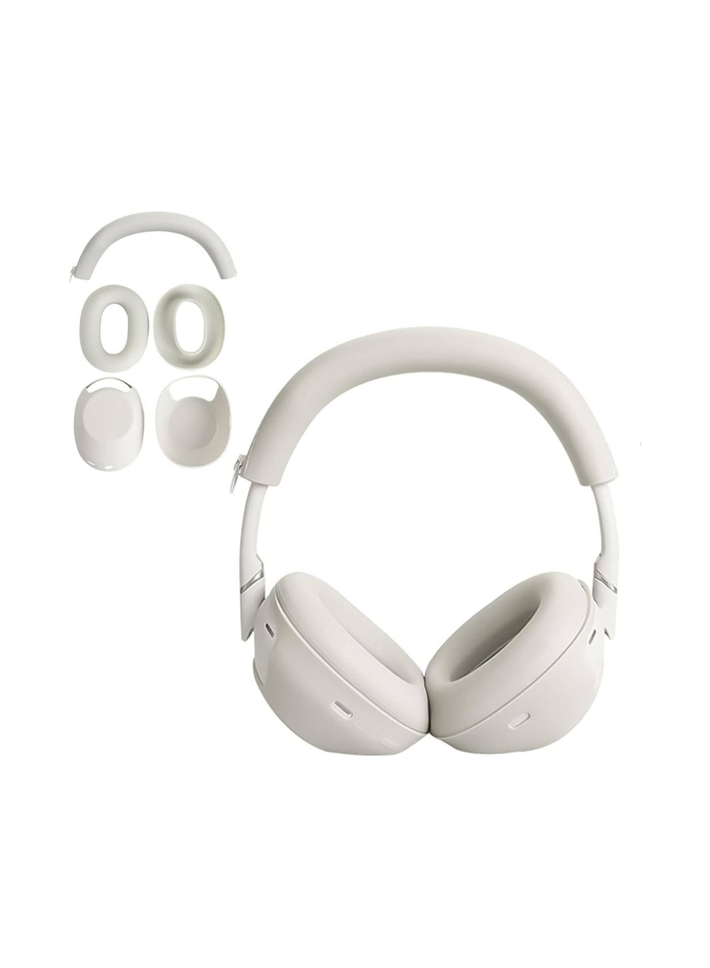 Protective Cover 3-Piece Set for Sony WH-1000XM6 Headphones, Silicone Earpad Covers/Ear Cup Covers/Headband Cover | Sweat-Resistant and Easy to Clean