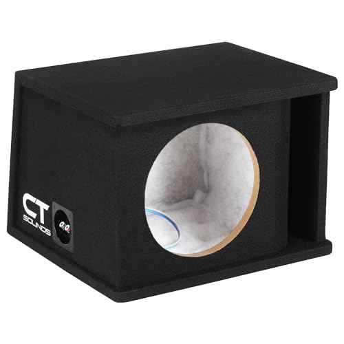 CT Sounds CT1X10 Single 10” Kerf Port Universal-Fit Car Subwoofer Box - Image 1