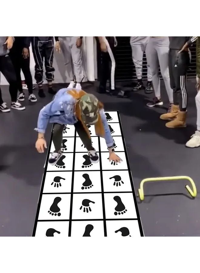 Red Foldable Linen Game Mat For Outdoor Team Building And Family Fun - Image 4