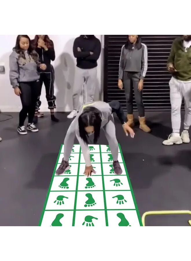 Red Foldable Linen Game Mat For Outdoor Team Building And Family Fun - Image 5