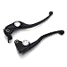 HongK Black Motorcycle Front Brake Clutch Levers Compatible with 20192024 Ninja ZX6R Classic Aluminum Handlebar Hand Lever Sets ZX6R Great Pair - Image 2