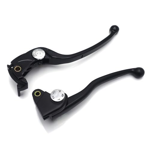 HongK Black Motorcycle Front Brake Clutch Levers Compatible with 20192024 Ninja ZX6R Classic Aluminum Handlebar Hand Lever Sets ZX6R Great Pair - Image 1