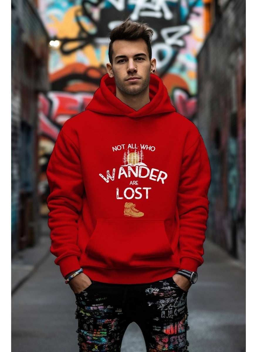 Adabebek - Wander Lost Printed Comfortable Cut Oversize Sweatshirt - Image 1