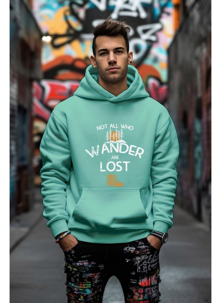 Adabebek - Wander Lost Printed Comfortable Cut Oversize Sweatshirt - Image 1