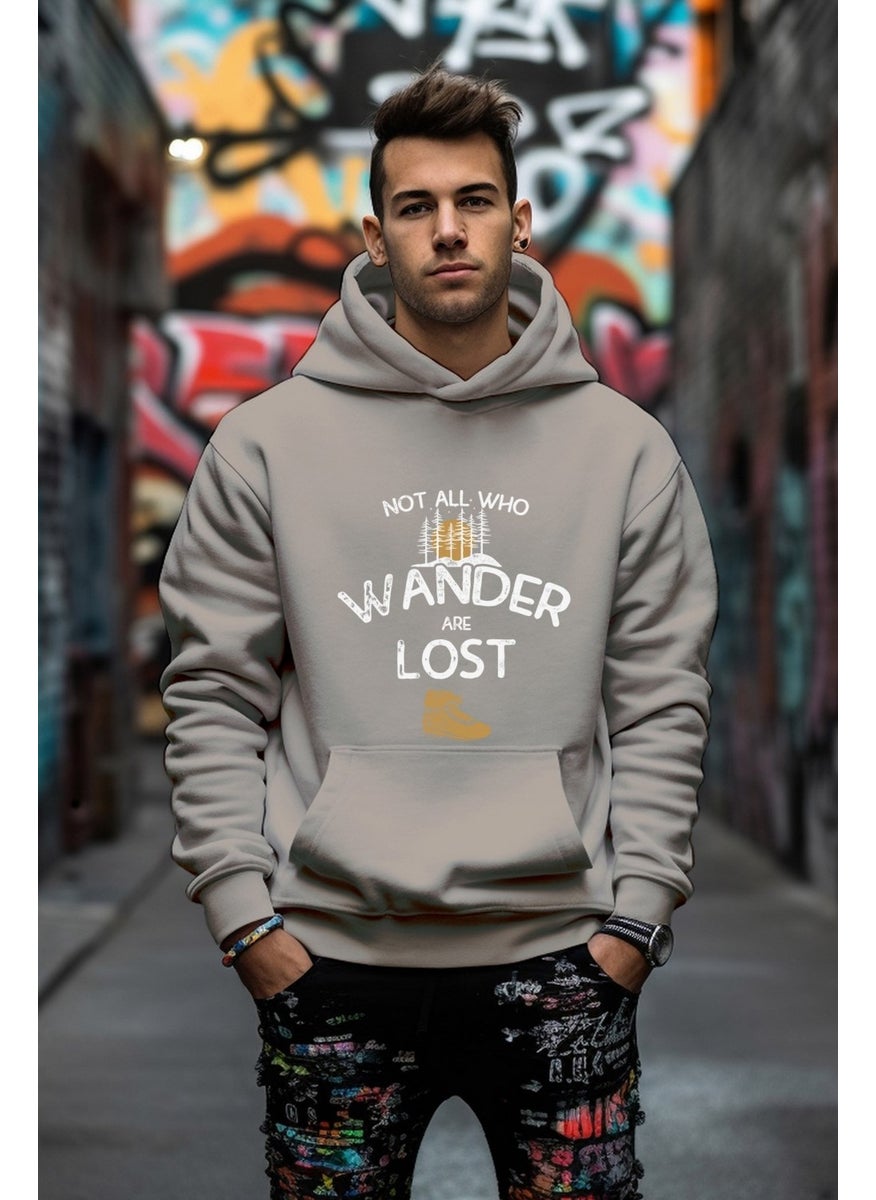 Adabebek - Wander Lost Printed Comfortable Cut Oversize Sweatshirt - Image 1