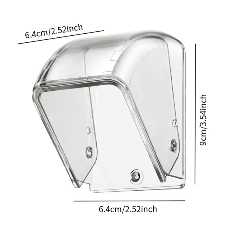 LOOM TREE ® Door Bell Rain Cover Dustproof for Door Access Chime Button Wireless Door Bell - Image 4