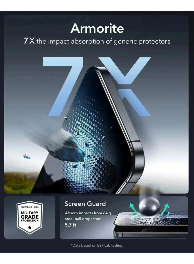 iPhone 16 Pro Max, screen protector, anti-shatter anti-scratch maximum screen protection from scratches and breakage - Image 5