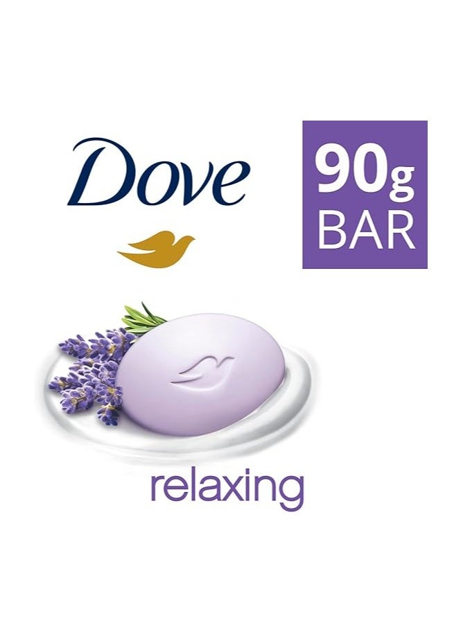 Bar soap Relaxing Lavender Beauty Bar with Lavender and Chamomile Scent ¼ moisturizing cream 90G