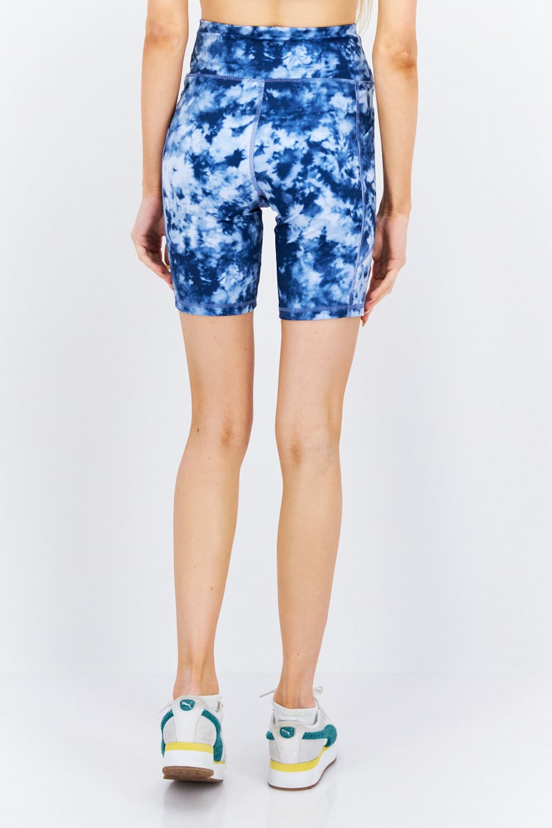 American Eagle Women Sportswear Fit Training Shorts, Blue Combo - Image 2
