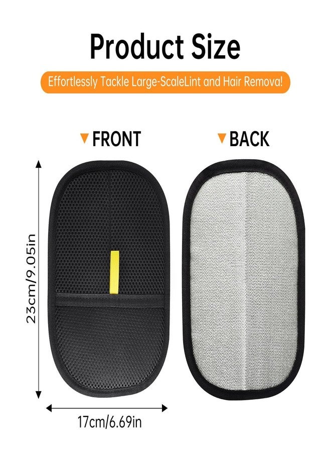 Pet Hair Removal Gloves, Static-Enhanced Pet Hair Removal Mitt, Reusable Grooming Mitt Cleaning Glove for Furniture, Carpets, Car Seats & Gentle Massage for Dogs Cats (23.5x18cm) - Image 2