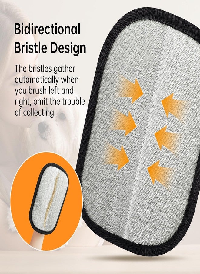 Pet Hair Removal Gloves, Static-Enhanced Pet Hair Removal Mitt, Reusable Grooming Mitt Cleaning Glove for Furniture, Carpets, Car Seats & Gentle Massage for Dogs Cats (23.5x18cm) - Image 3