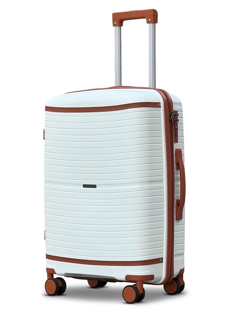 ZAAPPY Hard Shell 24 Inch (20-25kg) Unbreakable Luggage Lightweight, Secured Lock - Image 1