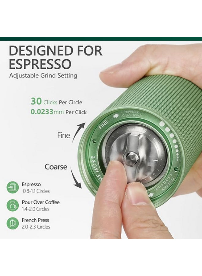 تايم مور مطحنة قهوة يدوية Timemore C3S - خضراء - Image 2