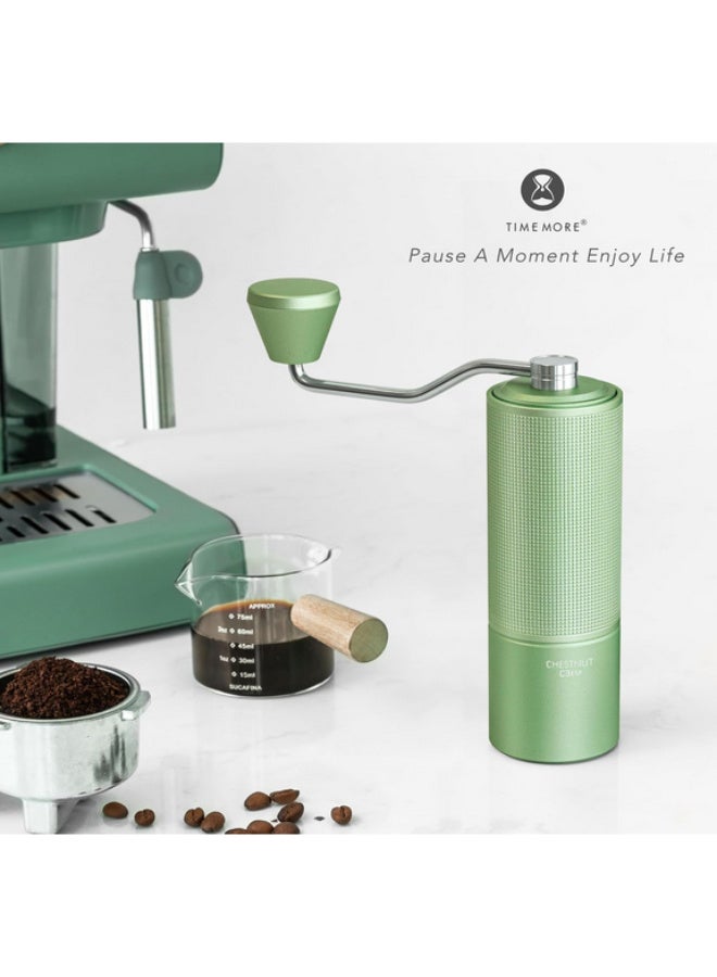 تايم مور مطحنة قهوة يدوية Timemore C3S - خضراء - Image 4