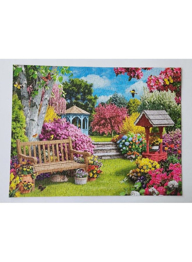 Springbok S 500 Piece Jigsaw Puzzle Beautiful Blossoms Made In Usa - Image 5