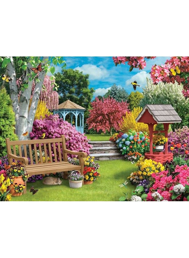 Springbok S 500 Piece Jigsaw Puzzle Beautiful Blossoms Made In Usa - Image 2