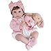 Milidool Reborn Baby Dolls Girl 22 inch Soft Body Lifelike Realistic Newborn Baby Girl Real Life Baby Dolls with Gift Box Feeding Toy Accessories SetGift for Grandma and Kids 3 - Image 4