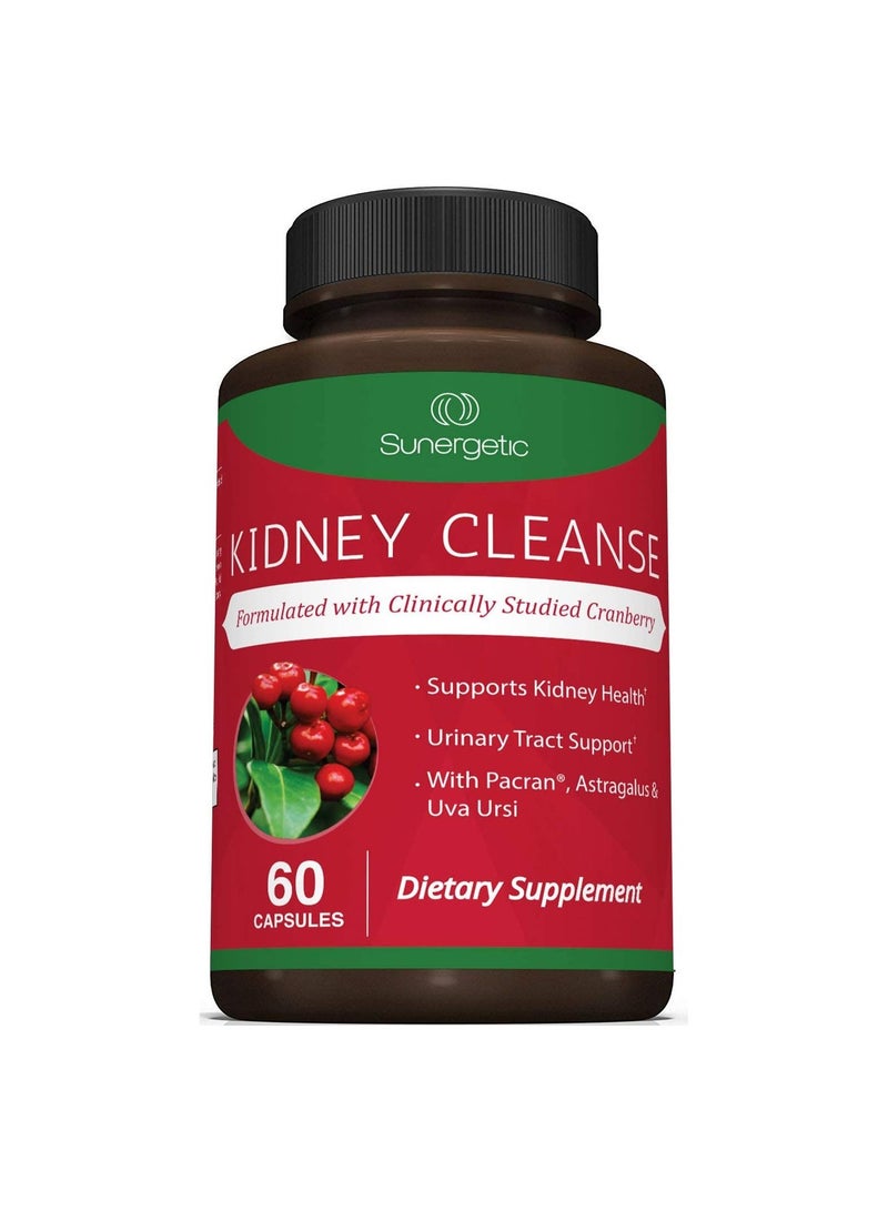 Sunergetic Kidney Cleanse Formulated With Clinically Studied Cranberry 60 Capsules