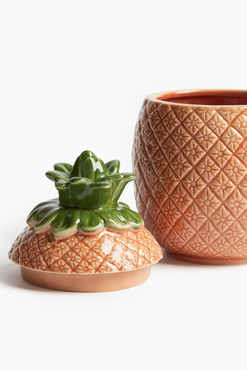 H&M Figurative stoneware jar