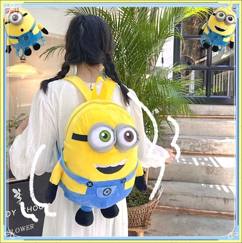 Yellow Backpack Padded Adjustable Shoulder Straps Spacious Main Compartment Daypack - Sturdy Durable Construction for Kids Students Commuting School Hiking Travel - Image 5