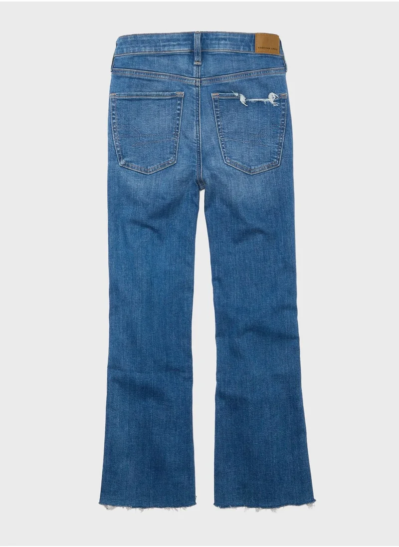 امريكان ايجل High Waist Bootcut Jeans