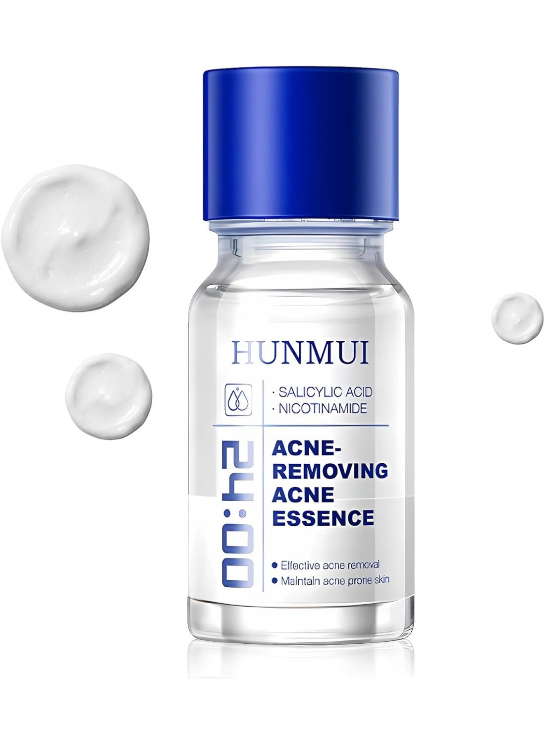 1.8% Salicylic Acid Acne Serum For Oily, Acne-Prone Skin Rapid-Acting Formula with 4% Niacinamide & Zinc Oxide Unclogs Pores to Combat Night and Hormonal Breakouts, 24h SOS Acne Removing