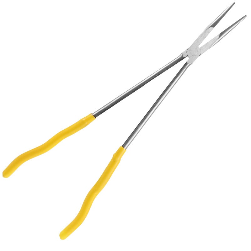 FUNSUEI 3 PCS 16 Inches Extra Long Needle Nose Pliers Set, Long Nose Pliers Set, Long Reach Pliers Set for, 90-Degree Angle, 45-Degree Angle, Straight Needle Nose - Image 5