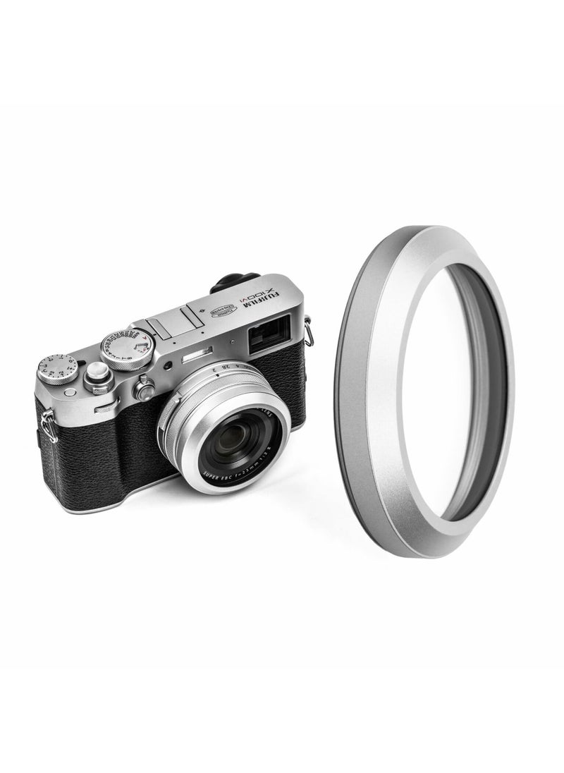 NiSi NiSi - NC UV (Silver Frame), Camera Lens Protector Filter for Fujifilm X100 Series (X100, X100S, X100F, X100T, X100V, X100VI), Ultraviolet Filter, UV Protection, Optical Glass, Waterproof Nano Coating  - Image 1