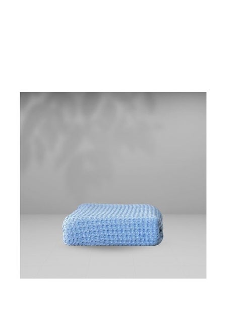 Blue Coverlet From Hammam Home