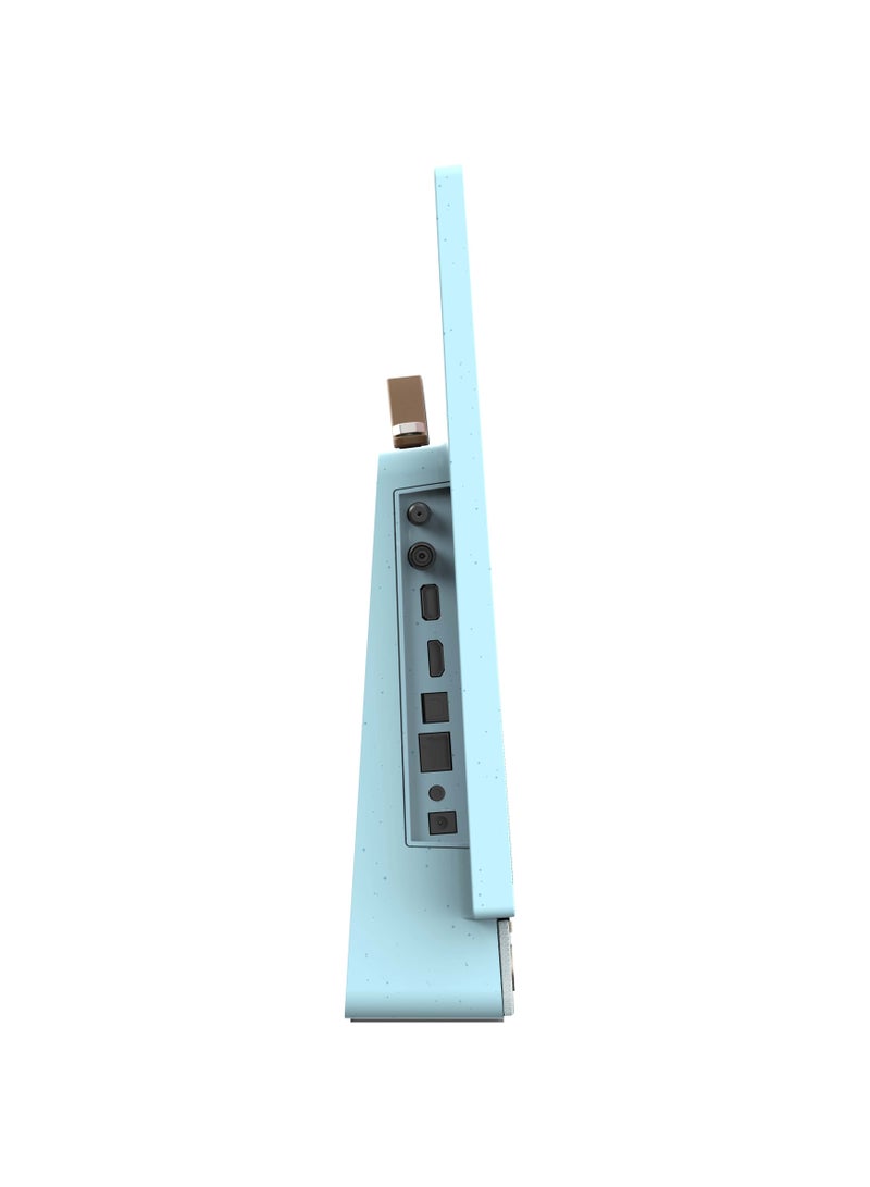 سكاي ورث تلفزيون تخييم ذكي عالي الدقة مقاس 24 بوصة، مزود بمنفذ HDMI وUSB وتردد 60 هرتز، وببطارية مدمجة تدوم حتى 3 ساعات (Google TV)، ضمان سنتين، 24LP60G-B أسود - Image 4