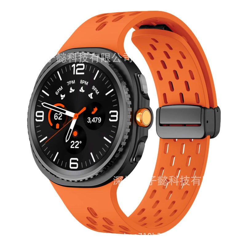 Silicone Smartwatch Band for daily smartwatch wear and replacement strap Personal Use Indoor Use On The Go Use Work Use Family Use Everyday Use - Image 1