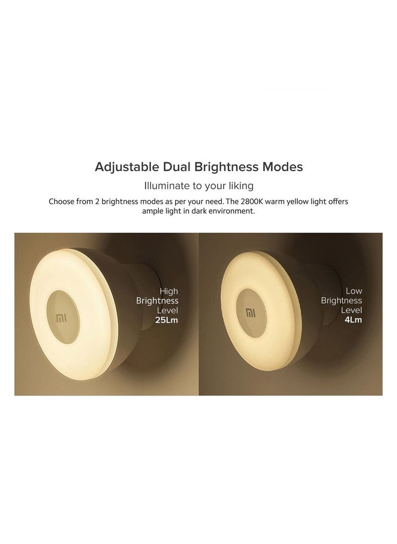 Xiaomi - Xiaomi Mi Smart Motion Activated Night Light 2 Bluetooth Smart Light Motion Detection & Light Detection - White - Image 1