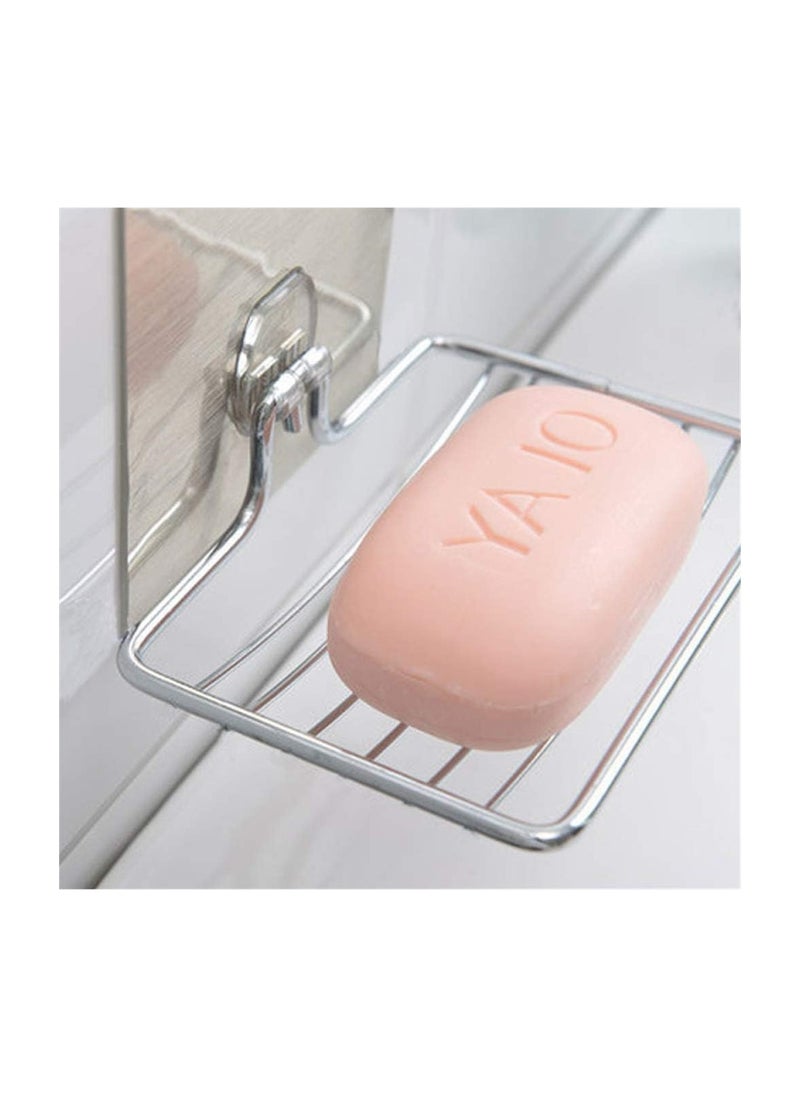 RATSAW - Soap Dish Holder 2 Pack Self Adhesion Soap Box Stainless Steel Soap Tray For Home Kitchen Bathroom - Image 1