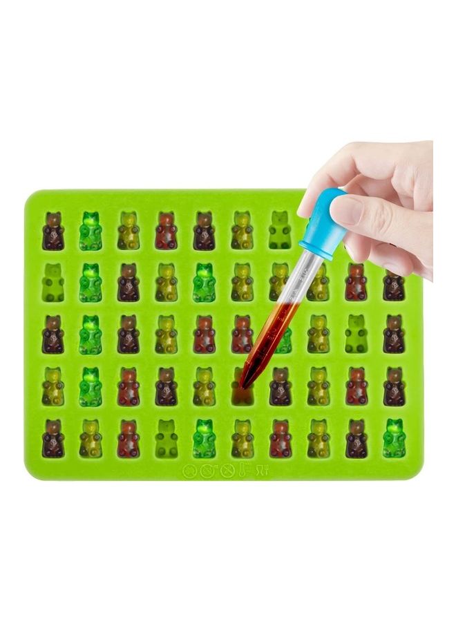 إسكدنيا 3-Piece  Gumdrop Jelly Molds Set Blue/Green/Red One Size - Image 2