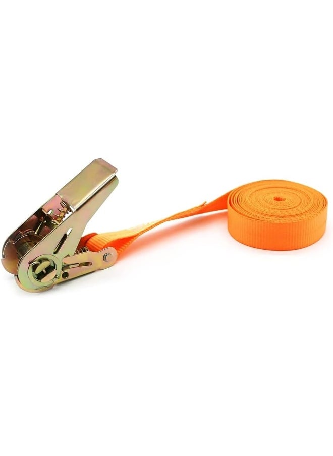Royal Apex Heavy Duty Cargo Lashings Straps Ratchet And Fastening Tape Tie Down Hook 1‚X10 Yard  - Image 1