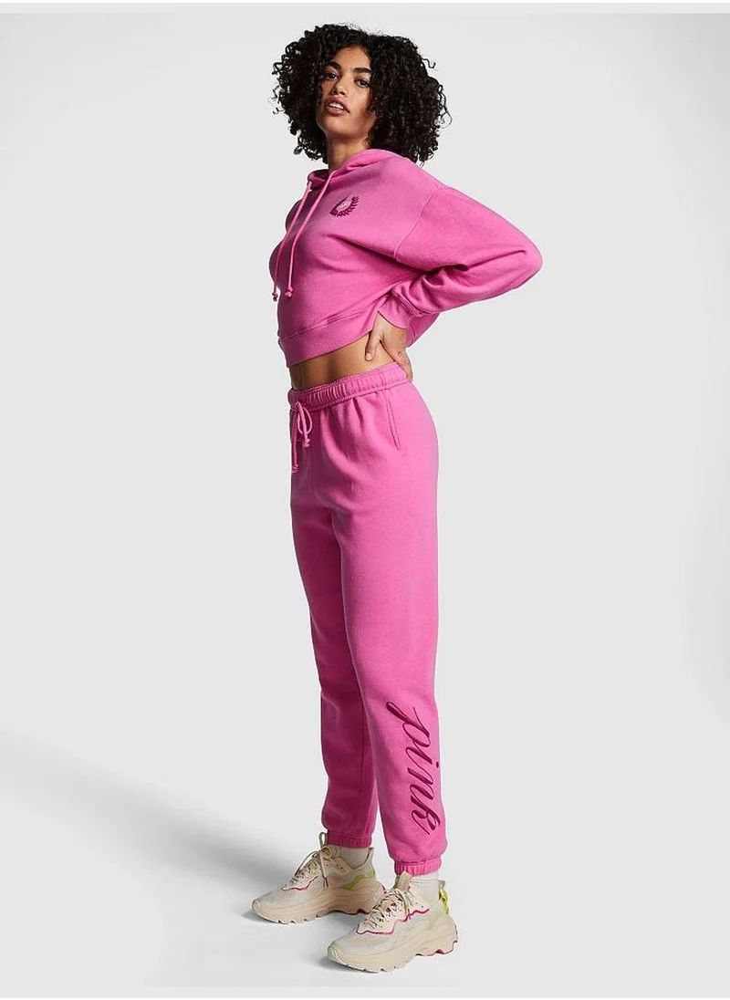 PINK Everyday Fleece High-Waist Gym Pants