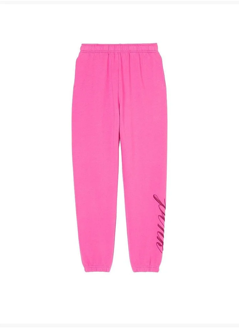 PINK Everyday Fleece High-Waist Gym Pants