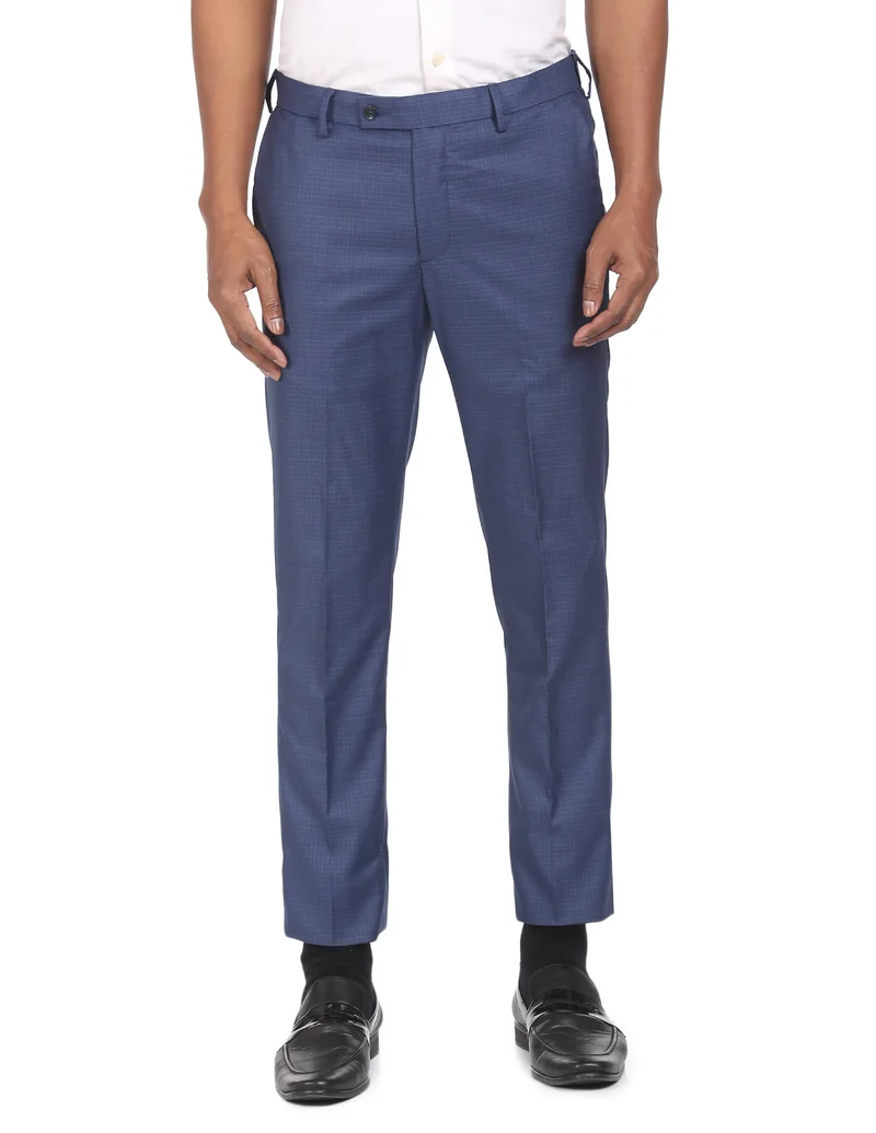 Arrow Navy ARADTR2063 NAVY Mens Trousers for Men | Best Price UAE