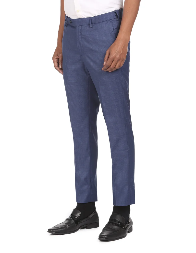 Arrow Navy ARADTR2063 NAVY Mens Trousers for Men | Best Price UAE