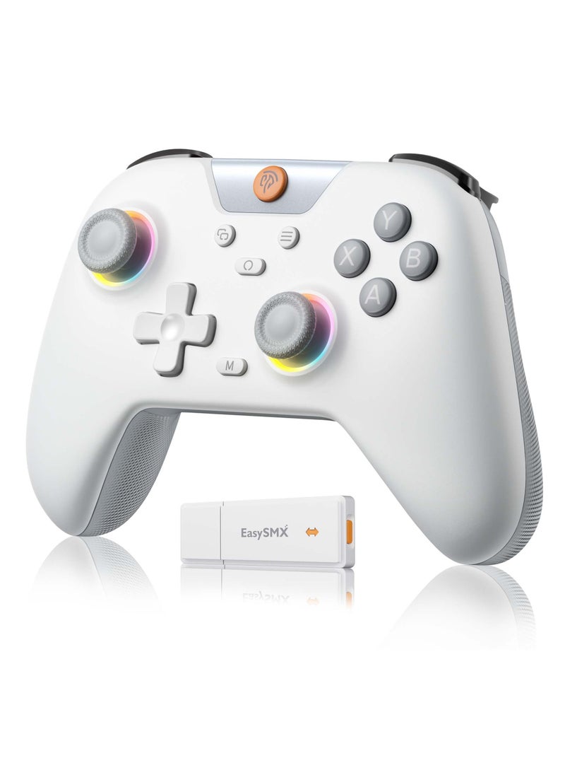 EasySMX - X05 Gaming Controller Bluetooth/2.4g/Wired for PC/Steam/iPhone/Android/Switch - with Hall Effect, RGB Lights and Turbo - Image 1