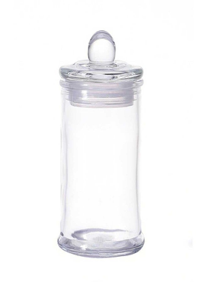 Teensery 1 Piece Glass Storage Container Sealed Loose Tea Jar Kitchen Food Canister with Lid for Tea Coffee Bean Sugar Candy Cookie Flour, 150ML - Image 1