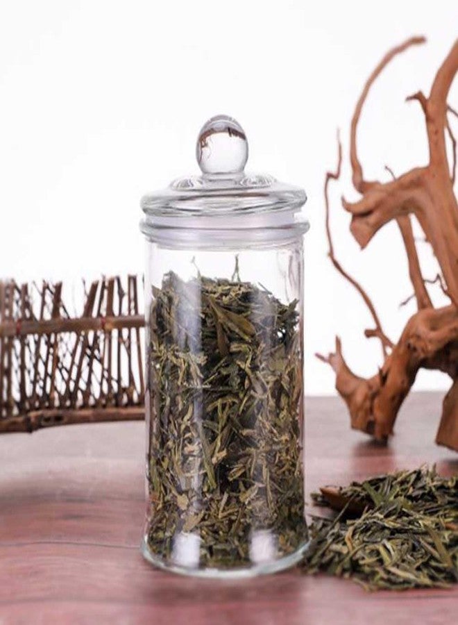 Teensery 1 Piece Glass Storage Container Sealed Loose Tea Jar Kitchen Food Canister with Lid for Tea Coffee Bean Sugar Candy Cookie Flour, 150ML - Image 3