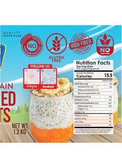 American Harvest American Harvest Rolled Oats In Jar 1.2kg | Old Fashioned | Gluten Free  - Image 2