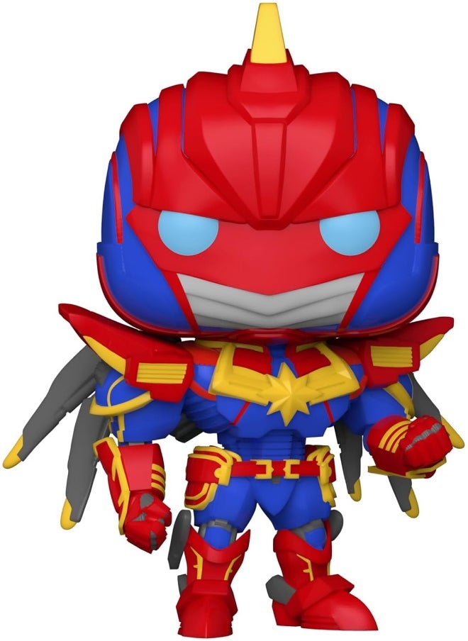 Funko Funko 55235 POP Marvel with Captain Marvel Vinyl Figure, Multicolor, Standard  - Image 2
