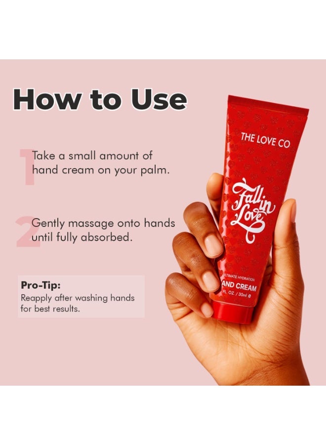 ذا لوف كو. كريم اليدين فول إن لوف 30 مل – ترطيب فائق وسريع الامتصاص بدون لزوجة | كريم مغذي لليدين والبشرة الجافة وحول الأظافر | نعومة وترطيب يدومان طويلاً - Image 4