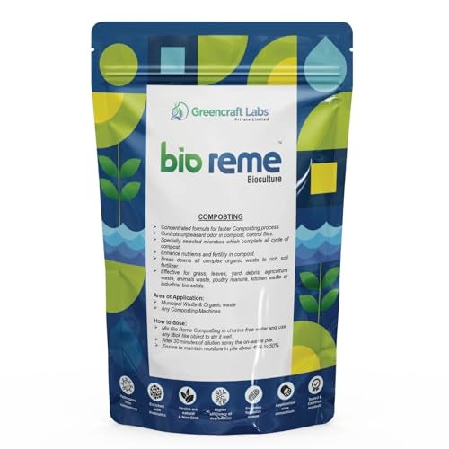 Bio Reme Compost Maker Powder (1kg) - Eco-Friendly Microbes for Faster, Odor-Free Composting & Richer Soil - Image 1