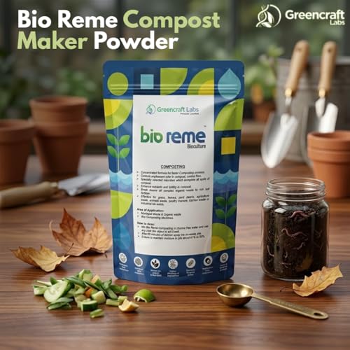 Bio Reme Compost Maker Powder (1kg) - Eco-Friendly Microbes for Faster, Odor-Free Composting & Richer Soil - Image 2