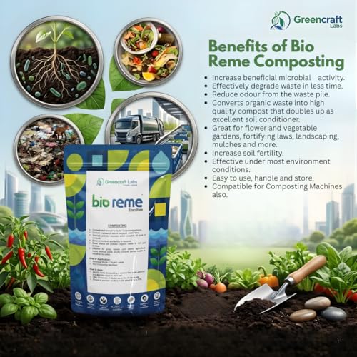 Bio Reme Compost Maker Powder (1kg) - Eco-Friendly Microbes for Faster, Odor-Free Composting & Richer Soil - Image 4